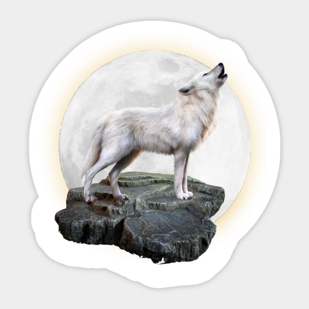 WOLF Sticker by sherifarts
